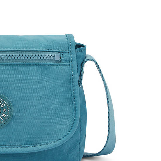 Sac Mini Kipling Sabian Crossbody Turquoise |PKUG-87479216