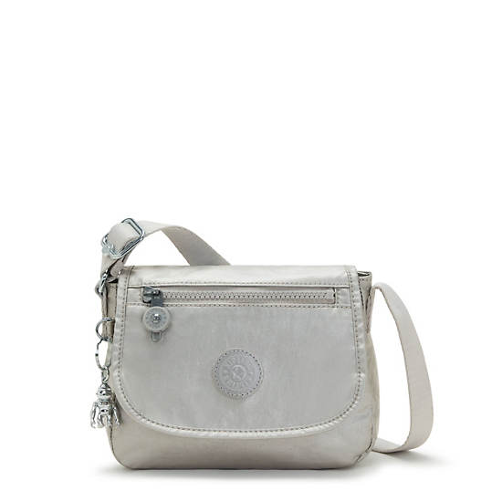 Sac Mini Kipling Sabian Metallic Crossbody Argent |NPZY-77945594