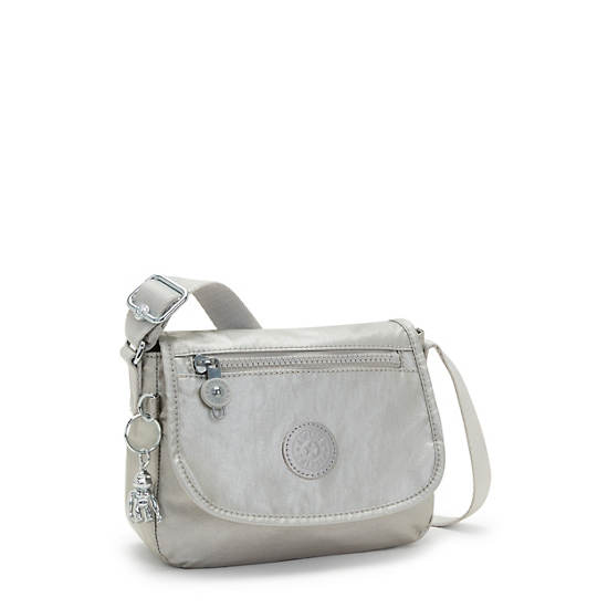 Sac Mini Kipling Sabian Metallic Crossbody Argent |NPZY-77945594