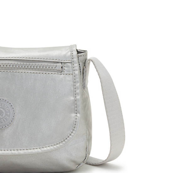 Sac Mini Kipling Sabian Metallic Crossbody Argent |NPZY-77945594