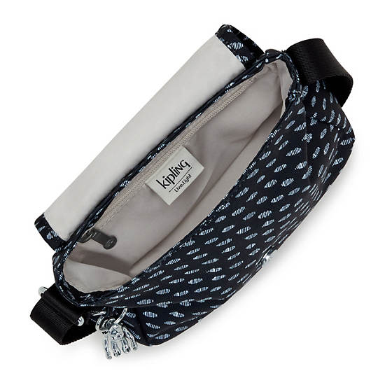 Sac Mini Kipling Sabian Printed Crossbody Bleu |ZMAS-30362017