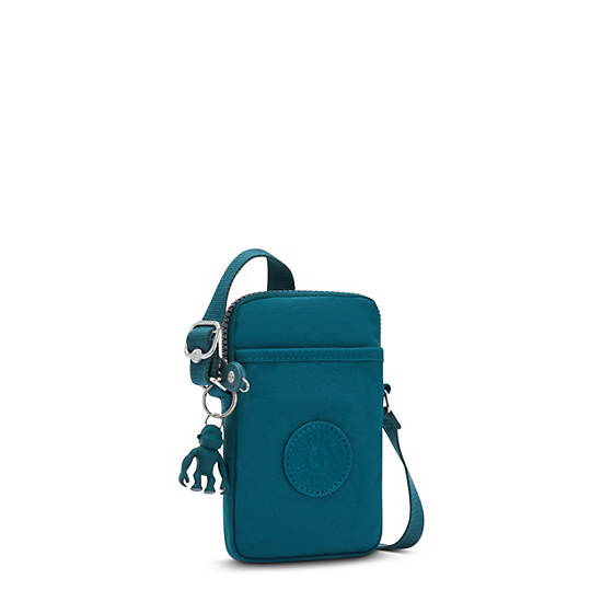 Sac Mobile Kipling Tally Crossbody Turquoise |VLMS-76509616