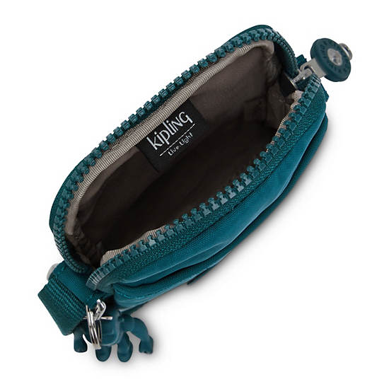 Sac Mobile Kipling Tally Crossbody Turquoise |VLMS-76509616