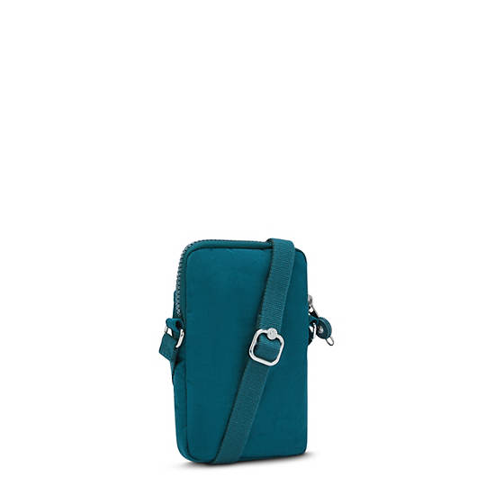 Sac Mobile Kipling Tally Crossbody Turquoise |VLMS-76509616