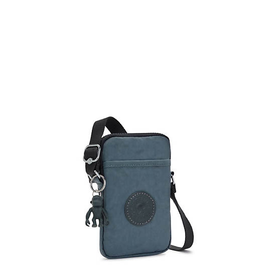 Sac Mobile Kipling Tally Crossbody Bleu Marine Grise |DVOO-62441562