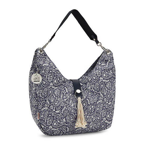 Sacs à Bandoulière Kipling Aleksy Medium Woodstock Bleu |KDAC-36426920