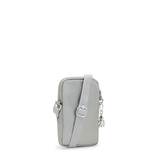 Sac Mobile Kipling Tally Metallic Crossbody Argent |AVHM-59794527