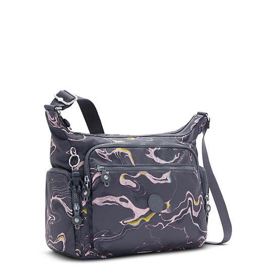 Sacs Crossbody Kipling Gabbie Printed Grise |ATRP-31518018