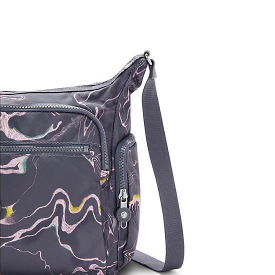 Sacs Crossbody Kipling Gabbie Printed Grise |ATRP-31518018