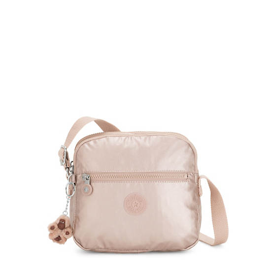 Sacs Crossbody Kipling Keefe Metallic Doré |IPBX-66469316