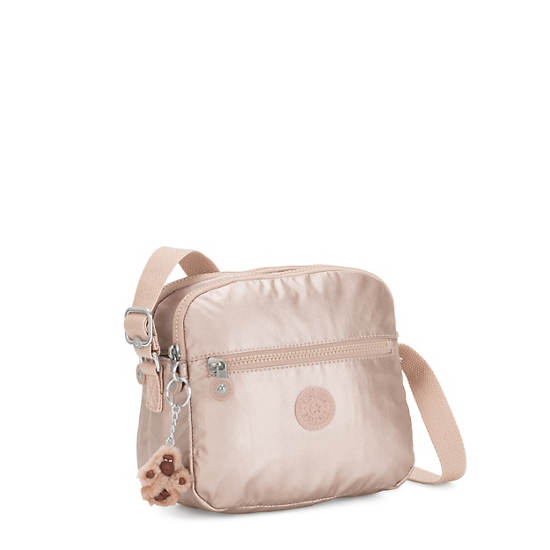 Sacs Crossbody Kipling Keefe Metallic Doré |IPBX-66469316