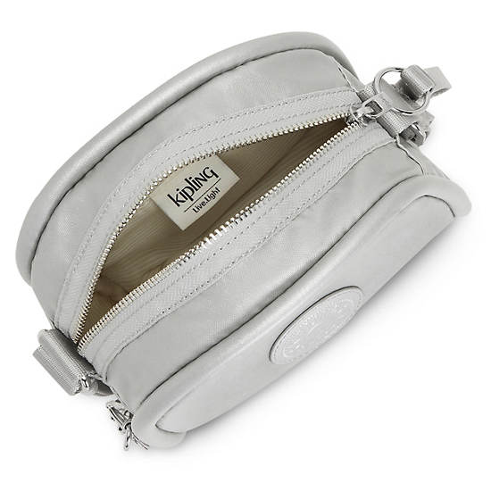 Sacs Crossbody Kipling Jesper Metallic Argent |CFJR-11074207