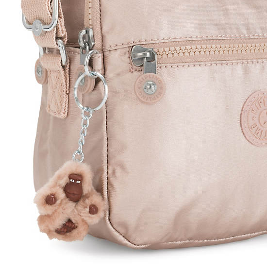 Sacs Crossbody Kipling Keefe Metallic Doré |IPBX-66469316