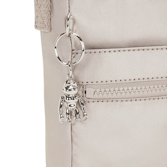 Sacs Crossbody Kipling New Angie Metallic Beige |RRHS-04036269