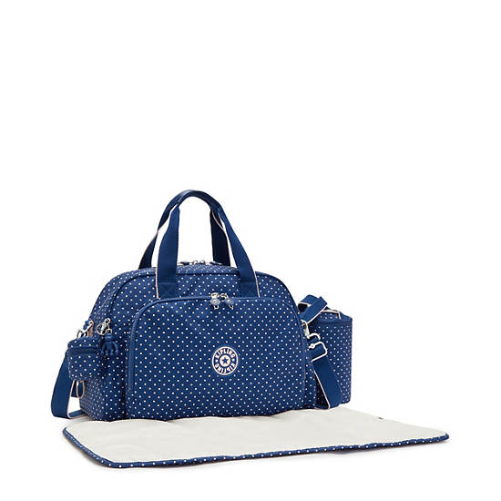 Sacs Kipling Camama Classiche Printed Diaper Bag Bleu |TXJD-73642612