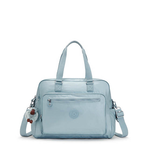 Sacs Kipling Alanna Metallic Diaper Bag Turquoise |BFON-74110781