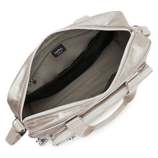 Sacs Kipling Alanna Metallic Diaper Bag Beige |EDKS-84744830