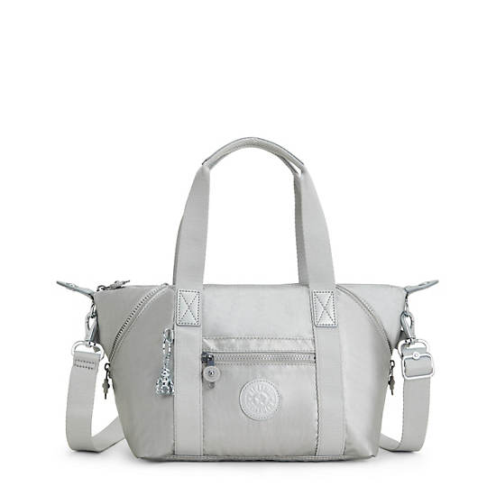 Sacs à Bandoulière Kipling Art Mini Metallic Argent |GANB-27183953