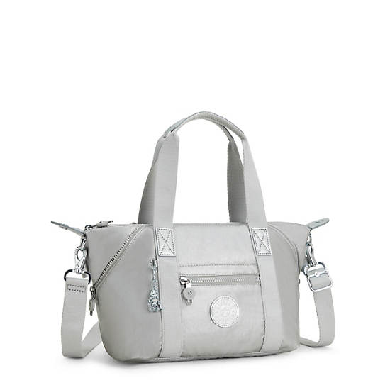 Sacs à Bandoulière Kipling Art Mini Metallic Argent |GANB-27183953