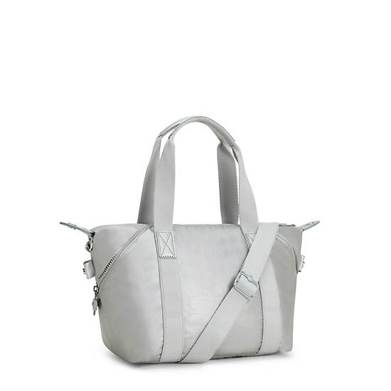 Sacs à Bandoulière Kipling Art Mini Metallic Argent |GANB-27183953