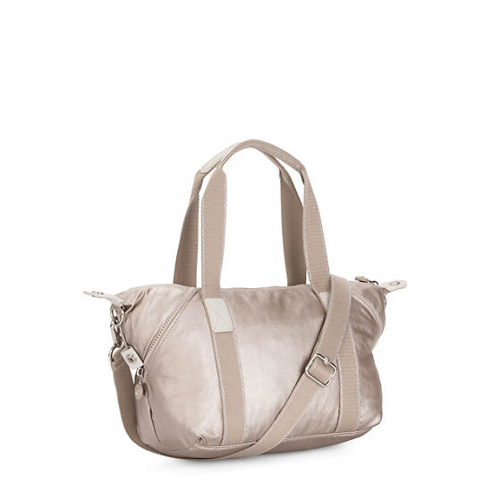 Sacs à Bandoulière Kipling Art Mini Metallic Beige |JSYD-61830044