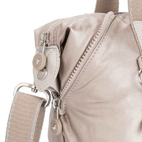 Sacs à Bandoulière Kipling Art Mini Metallic Beige |JSYD-61830044