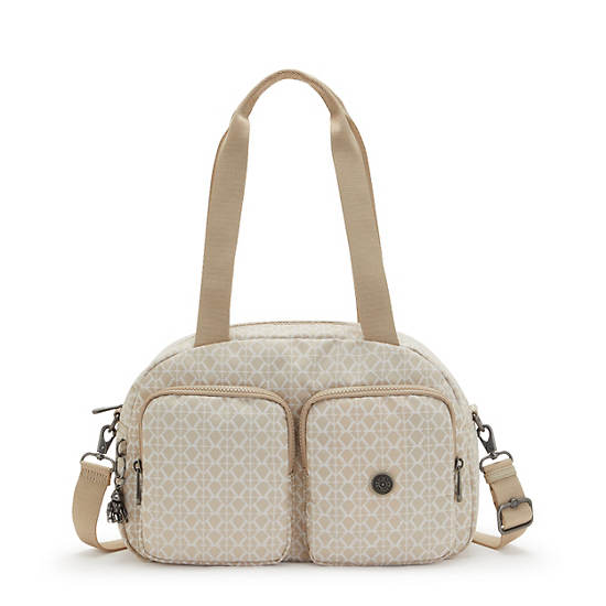 Sacs à Bandoulière Kipling Cool Defea Classiche Printed Beige |KRGI-79788776