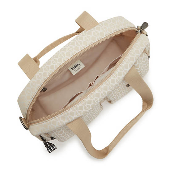 Sacs à Bandoulière Kipling Cool Defea Classiche Printed Beige |KRGI-79788776