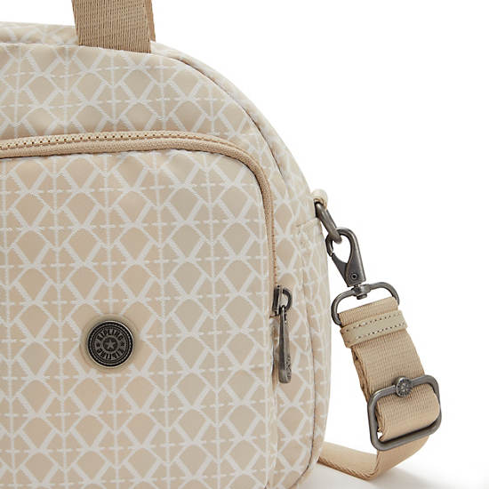 Sacs à Bandoulière Kipling Cool Defea Classiche Printed Beige |KRGI-79788776