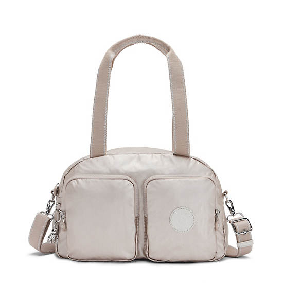 Sacs à Bandoulière Kipling Cool Defea Metallic Beige |TVCB-66763350