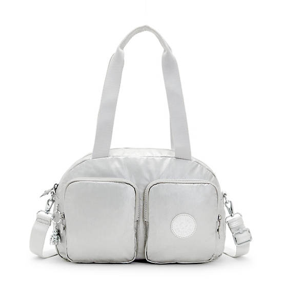 Sacs à Bandoulière Kipling Cool Defea Metallic Argent |MIUJ-15612562