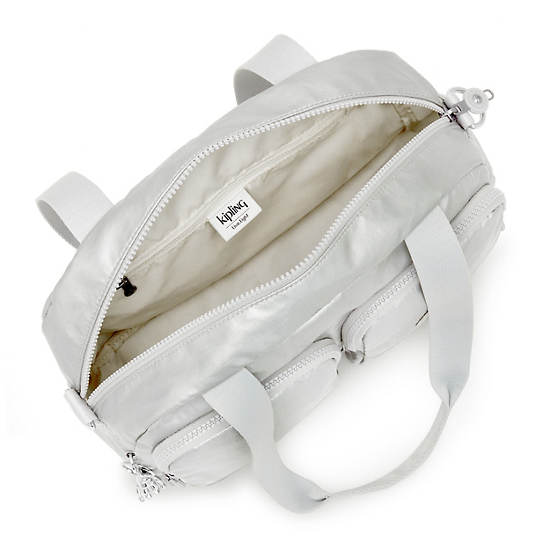 Sacs à Bandoulière Kipling Cool Defea Metallic Argent |MIUJ-15612562