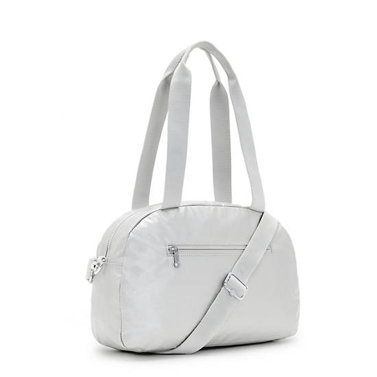 Sacs à Bandoulière Kipling Cool Defea Metallic Argent |MIUJ-15612562