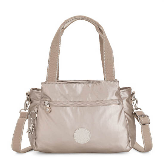 Sacs à Bandoulière Kipling Elysia Metallic Beige |YYSK-35303575