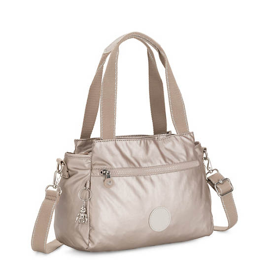 Sacs à Bandoulière Kipling Elysia Metallic Beige |YYSK-35303575