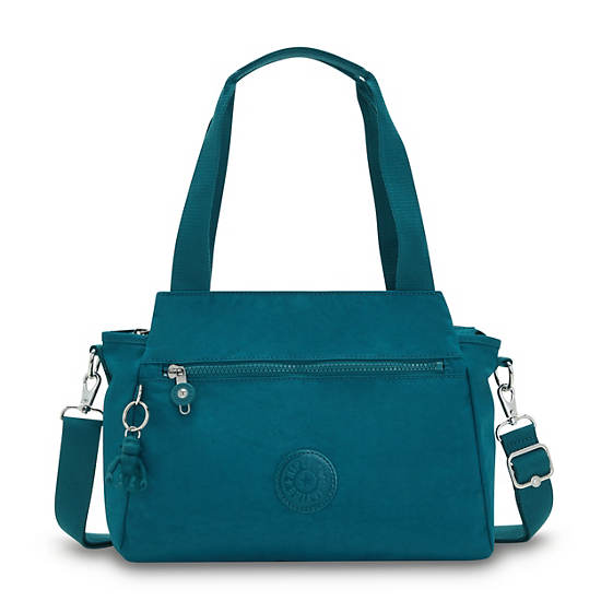 Sacs à Bandoulière Kipling Elysia Turquoise |TOZV-83851234