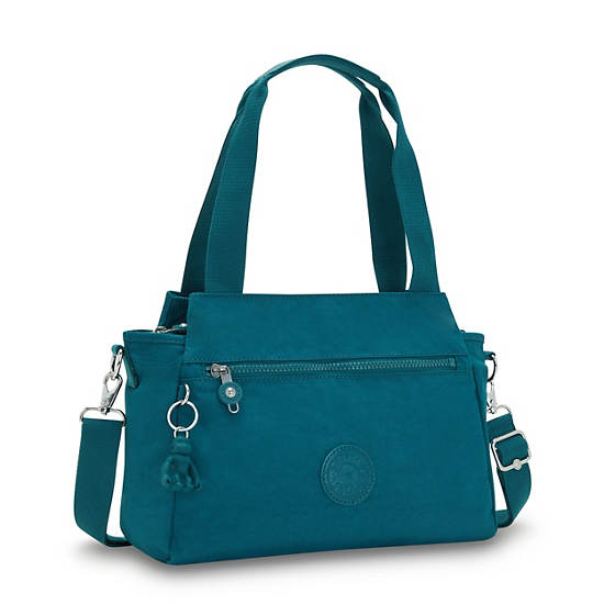 Sacs à Bandoulière Kipling Elysia Turquoise |TOZV-83851234