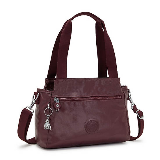 Sacs à Bandoulière Kipling Elysia Metallic Bordeaux |FTNZ-16003565