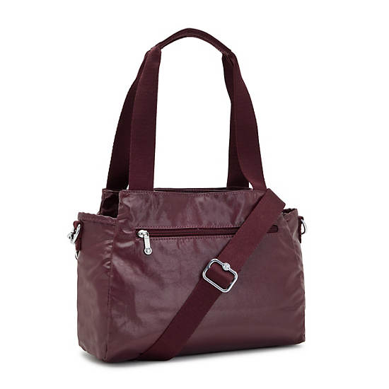 Sacs à Bandoulière Kipling Elysia Metallic Bordeaux |FTNZ-16003565