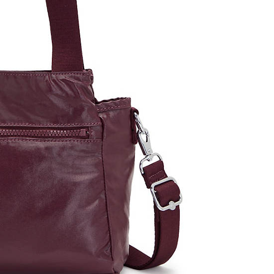 Sacs à Bandoulière Kipling Elysia Metallic Bordeaux |FTNZ-16003565