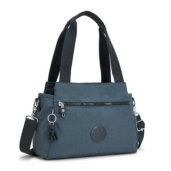 Sacs à Bandoulière Kipling Elysia Bleu Marine Grise |YRIV-39482076