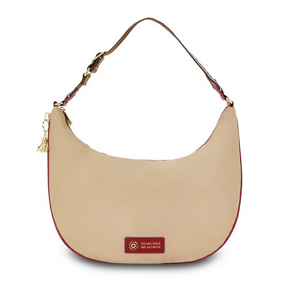 Sacs à Bandoulière Kipling Hania Classiche Beige |SUFT-39107324