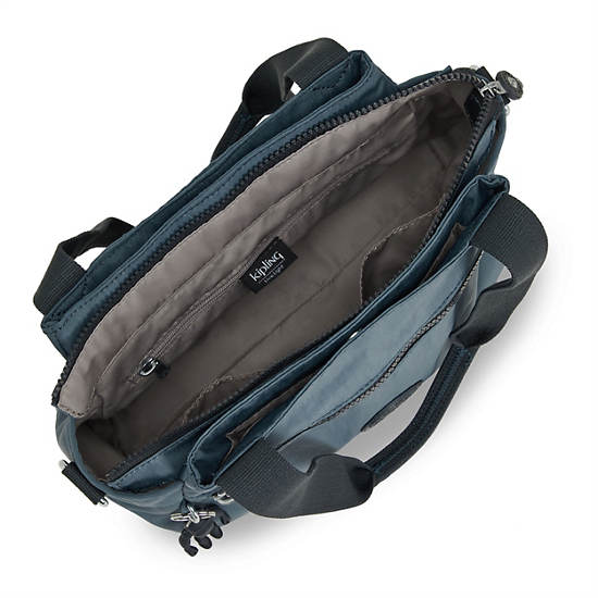 Sacs à Bandoulière Kipling Elysia Bleu Marine Grise |YRIV-39482076