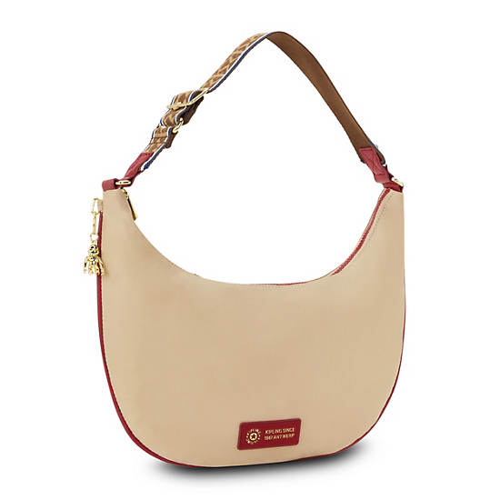 Sacs à Bandoulière Kipling Hania Classiche Beige |SUFT-39107324