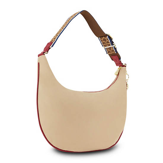 Sacs à Bandoulière Kipling Hania Classiche Beige |SUFT-39107324