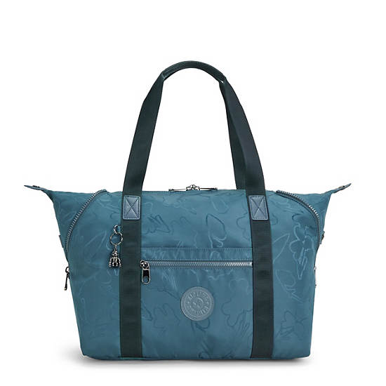 Sacs Fourre Tout Kipling Art Medium Iconic Bleu Marine Grise |CEES-59276207