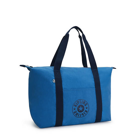 Sacs Fourre Tout Kipling Art Medium Lite Bleu |JIHN-45118637