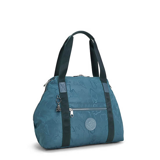 Sacs Fourre Tout Kipling Art Medium Iconic Bleu Marine Grise |CEES-59276207