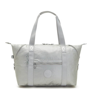 Sacs Fourre Tout Kipling Art Medium Metallic Argent |TZVB-84885679