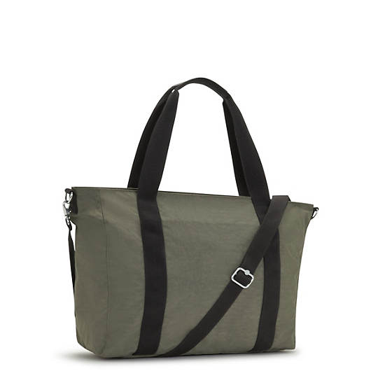 Sacs Fourre Tout Kipling Asseni Vert |POKD-97347568